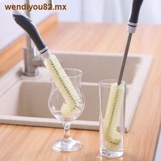 Cup brush brush household extended glass artifact wash bottles of tea long handle hard brush vacuum cleaning brush
