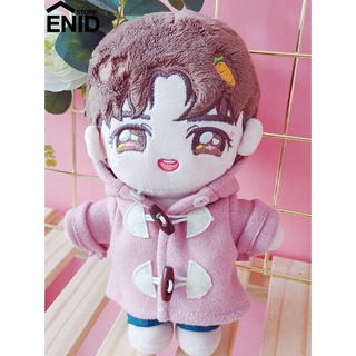 enidstore Fabric Plush Doll Jacket Plush Doll Overcoat Jacket with Jeans Smell-less for Pretend Game (7)