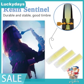 Luckydays 3 piezas de saxofón Tenor saxofón cañas de resina sintética saxo caña instrumento Woodwind (4)
