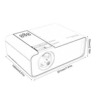 listo stock mini proyector 1080p portátil proyector de vídeo wifi digital beamer cine en casa (5)