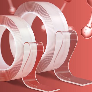 Nano cinta de doble cara transparente