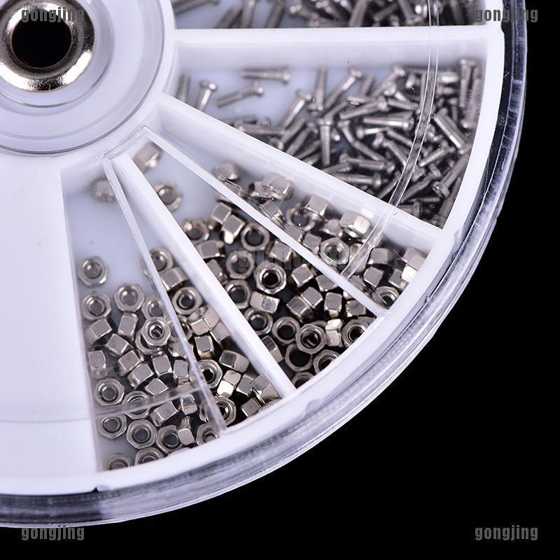GONGJING 600 piezas de tornillos surtidos para gafas de reloj herramienta de reparación de relojero nuevo (1)