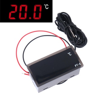 [flymesitn] PT-6 -50~110C Digital Car Thermometer freezer Temperature Monitor 12V 220V .