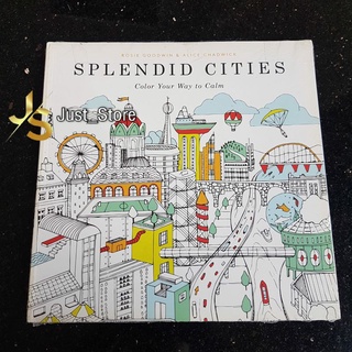 Espléndidas ciudades - Alice Chadwick - libro de colorear para adultos importación