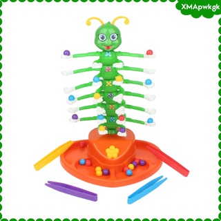 [xmapwkgk] Funny Swing Bug Fun Caterpillar Balance Board Game Wiggle Toys Get Your Marbles to The Top for Children Kids Adults 2-4