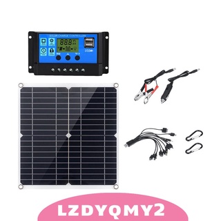 20w panel solar 12v cargador de batería controlador para teléfono móvil barco