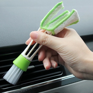 Cepillo de limpieza de automóviles para limpieza de persianas automáticas, limpieza de piezas de microfibra, útil ventilación práctica (6)