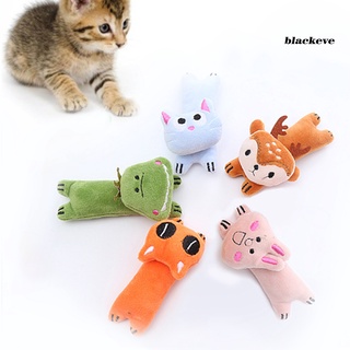 BL-Chew juguete de dibujos animados diseño de animales resistentes a la picadura de felpa mascota Molar gatito Catnip juguete para gatos (2)