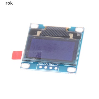 rok 128*64 0.96" I2C IIC serie azul OLED LCD módulo de pantalla LED para Arduino. (4)