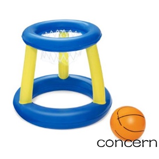 ❣Na✲Soporte de baloncesto de agua, inflable flotante aro de baloncesto con baloncesto piscina juego de juguete
