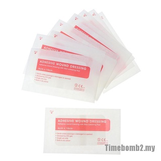 Time2' 10Pcs 6*10cm bandas de vendaje de heridas adhesivo yeso transpirable vendajes