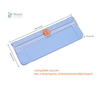 [Muwd] JIELISI A5 Mini portátil cortador de papel cortador de papel máquina de corte de 9 pulgadas longitud de corte para manualidades tarjeta de papel foto Lami (6)