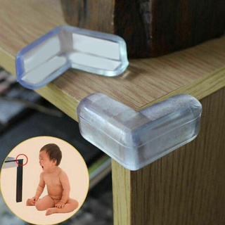 10pcs Soft Clear Table Desk Edge Corner Baby Safety Cushion Protector Guard Cover T7H0 (2)