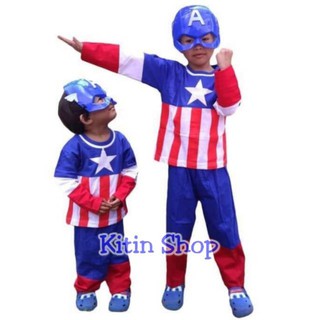 Capitán américa disfraces infantiles/ropa de disfraces/trajes de traje de niño/disfraces de superhéroes niños