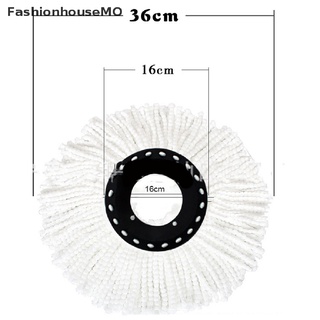 fashionhousemo - cabezal giratorio redondo de 16 mm para fregona de microfibra, reemplazo de tela, herramienta de limpieza