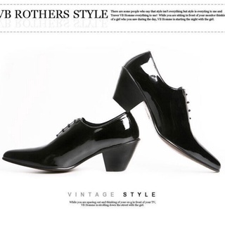 Zapatos de cuero puntiagudos estilo británico de moda Zapatos de cuero de negocios para hombre