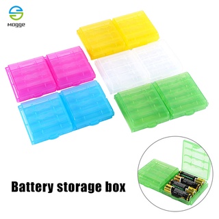 Caja de almacenamiento de batería de plástico organizador de contenedor para batería AA AAA (1)