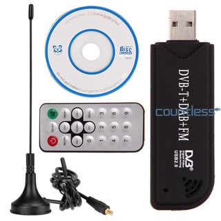 COU-USB 2.0 Digital DVB-T SDR + DAB + FM HDTV TV Sintonizador Stick RTL2832U + FC0012