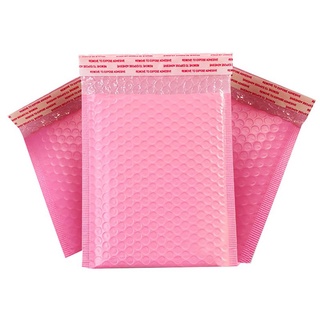 50 bolsas de espuma sobres auto selladas sobres acolchados con burbujas bolsa de correo paquetes bolsa rosa (7)