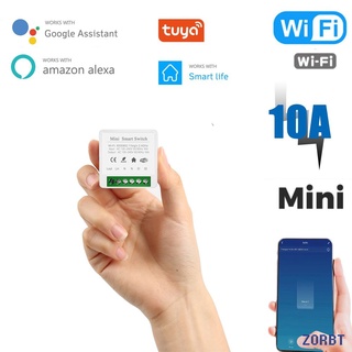 MINI Wifi Smart Switch Timer Wireless Switches Smart Home Automation Compatible with Tuya Alexa Google Home