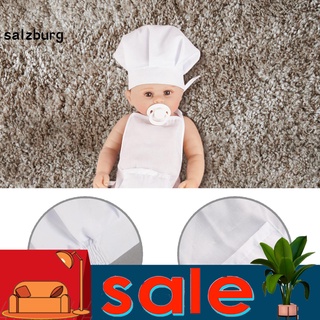 <salzburg> delantal de lona para niños de textura suave para bebé Chef sin mangas para recién nacido