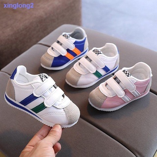 zapatos de bebé primavera y otoño 1-5 años de edad 3 masculino transpirable 1 uno 2 zapatos individuales bebé niñas deportes antideslizante fondo suave blanco zapatos