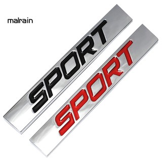Mal Sport - adhesivo para coche, diseño de vehículo, emblema de Metal