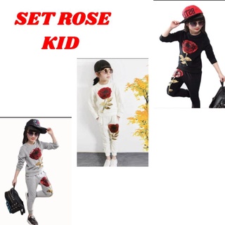 Rose kid traje de ropa de los niños responsabilidad