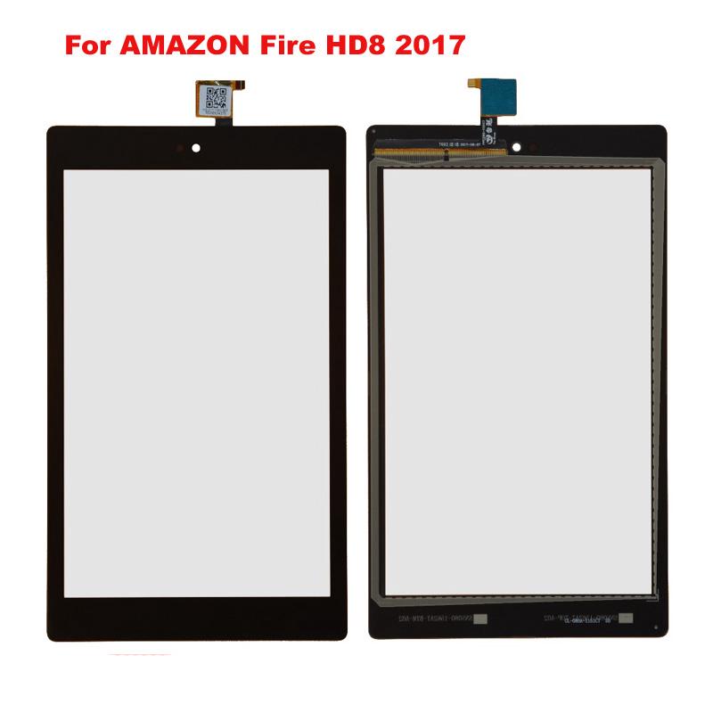 Para AMAZON Kindle Fire HD8 2017 digitalizador de pantalla táctil para asamblea de pantalla LCD