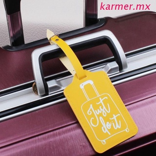 kar1 cuero pu equipaje caso etiquetas protección privacidad bolsa de viaje etiquetas maleta etiqueta