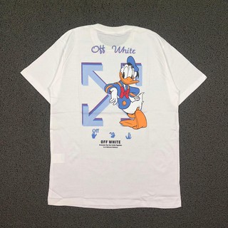 Blanco off x Donald Duck camiseta blanca (1)