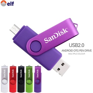 Memoria Flash USB SanDisk 3in1 OTG 512 Gb 128GB Type-C/iPhone/iPad/Computadora/Laptop/ PCSanDisk SDDDC4 Mini Flash Disk ELF (1)