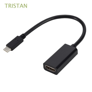 TRISTAN Monitor Tipo-C a HDMI televisión Cable tipo C a HDMI Adaptador USB C AV 4K Hombre a mujer Convertidor/Multicolor