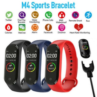 M4 pulsera de reloj inteligente Sport Wristband Heart Rate Fitness Waterproof Bracelet