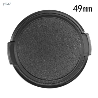 yilia7 - tapa para lente frontal (49 mm, 49 mm, para nikon canon pentax sony slr, cámara dslr dc)