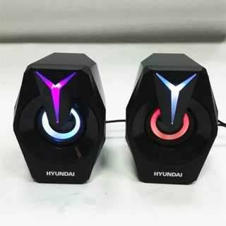 Hyundai/corea Hyundai - altavoz para ordenador portátil, escritorio, Audio, oficina en casa, USB, altavoz con cable
