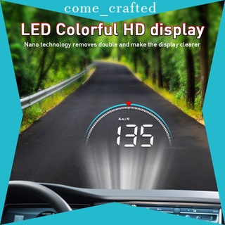 [come_crafted] Car-Styling Hud Head Up Display Windshield Car Projector Alarm System