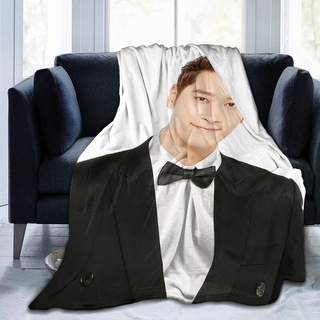 Kpop 2PM Hwang Chansung manta de sofá personalizada Ultra suave y cálida mantas para sofá/cama/exterior (127x102cm/ 153x127cm/ 204x153 cm)