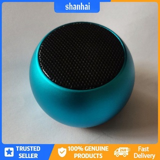 [shanhai] mini bocina inalámbrica redonda portátil para deportes al aire libre multifunción super mini