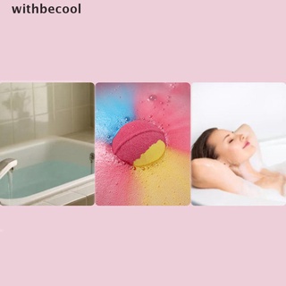 【withb】 32g Bath Bomb Mold Body Sea Salt Stress Relief Bubble Ball Shower Cleaner .