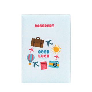 Buena suerte pasaporte cubierta libro cubierta caso titular documento viaje organizador