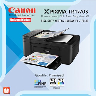 Impresora CANON PIXMA TR4570S | Impresión-Escaner-Copia-Fax-Wifi