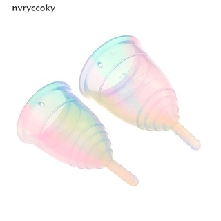 nvryccoky multicolor suave copa menstrual de silicona femenina higiene período taza reutilizable mx