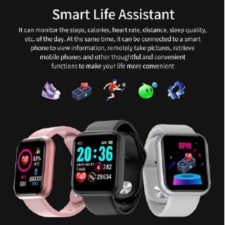Reloj inteligente promoción Y68 Bluetooth con Monitor Fitness/Monitor de presión Arterial/reloj inteligente de frecuencia cardiaca para hombre (3)
