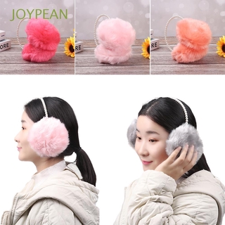JOYPEAN New Fashion Ear Warmers Women Ear Protection Warm Earmuffs Winter Soft Thicken Girls Boys Comfortable Lovely Cotton Plush Imitation Rabbit Fur/Multicolor