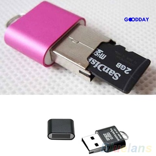 Mini memoria USB 2.0 Micro SD TF Portátil/lector De tarjetas De memoria Flash Drive