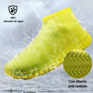 Cubre Zapatos Tenis Silicon Impermeable Bota Para Lluvia, Mejor y Más (4)