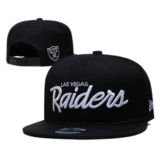 xuok NFL Las Vegas Raiders Moda Hombre Gorra NFC AFC Equipo Hiphop Sombrero De Béisbol Ajustable # 11
