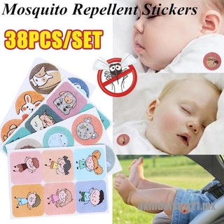 akin/ 38 unids/set natural anti mosquito repelente pegatinas no tóxicas parches insectos insectos