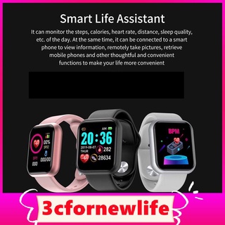 Newlife Y68 pulsera inteligente con pantalla a color función Anti pérdida en tiempo Real/monitoreo de sueño